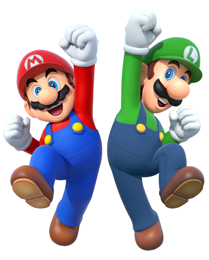 Mario and Luigi 2015 render by Banjo2015 on DeviantArt