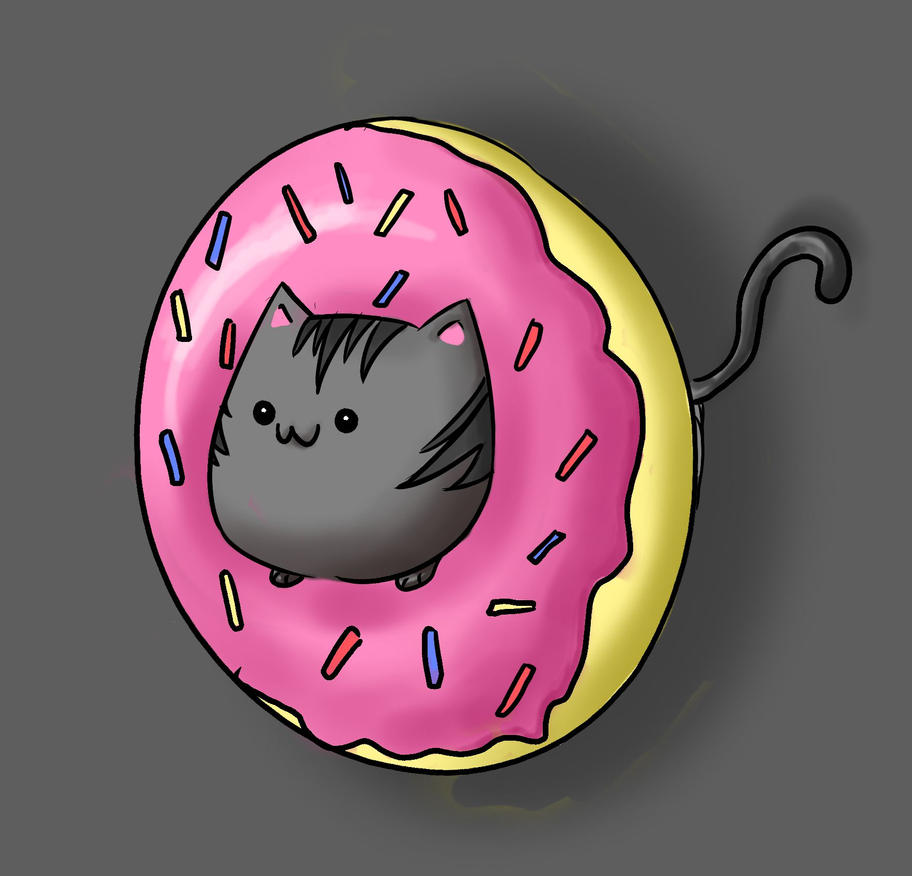 Donut Cat by FelineNerdy on DeviantArt