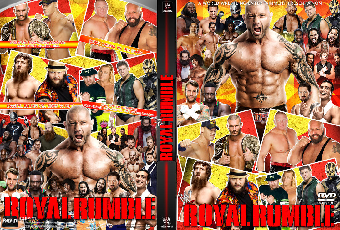 WWE Royal Rumble 2014 DVD Cover by Dinesh-Musiclover