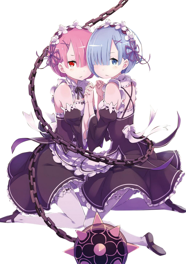 rem and ram by mikeezen on DeviantArt