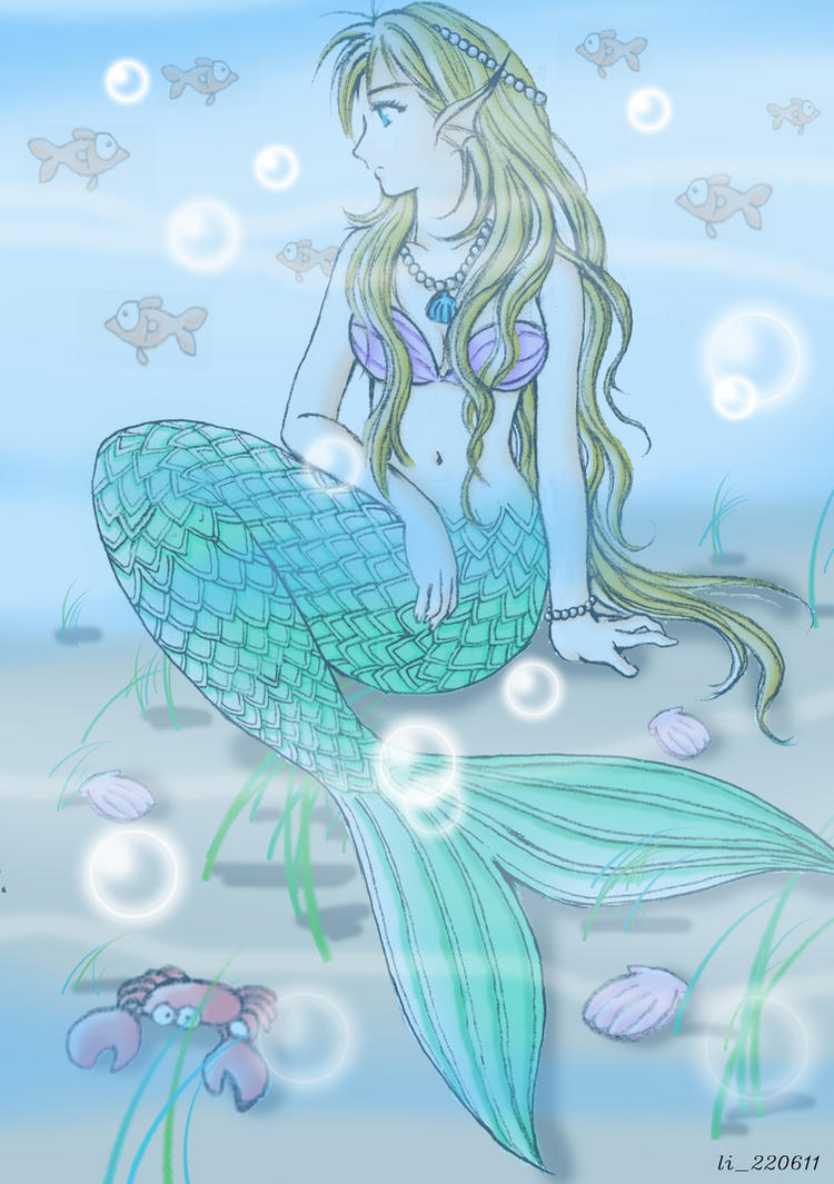 Mermaid Underwater by liyoo on DeviantArt