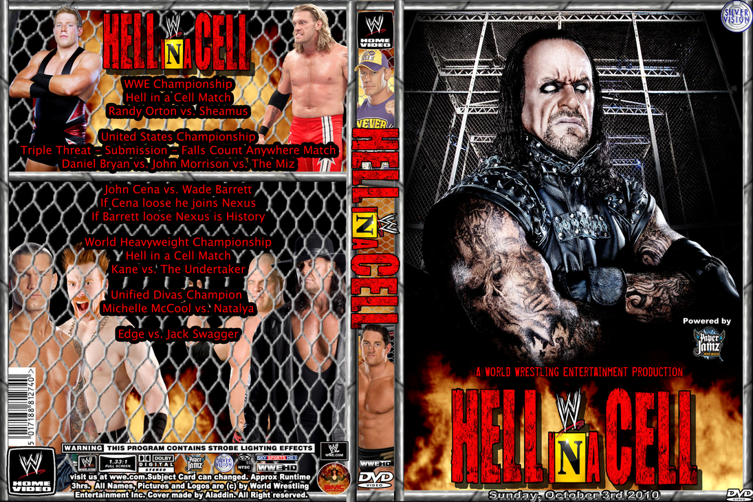 WWE Hell in a Cell 2010 Cover by AladdinDesign