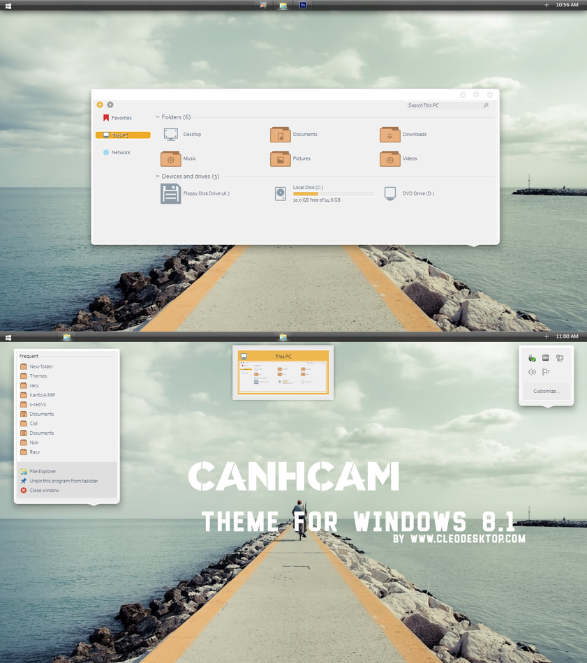 Camcam theme for Win7/8.1