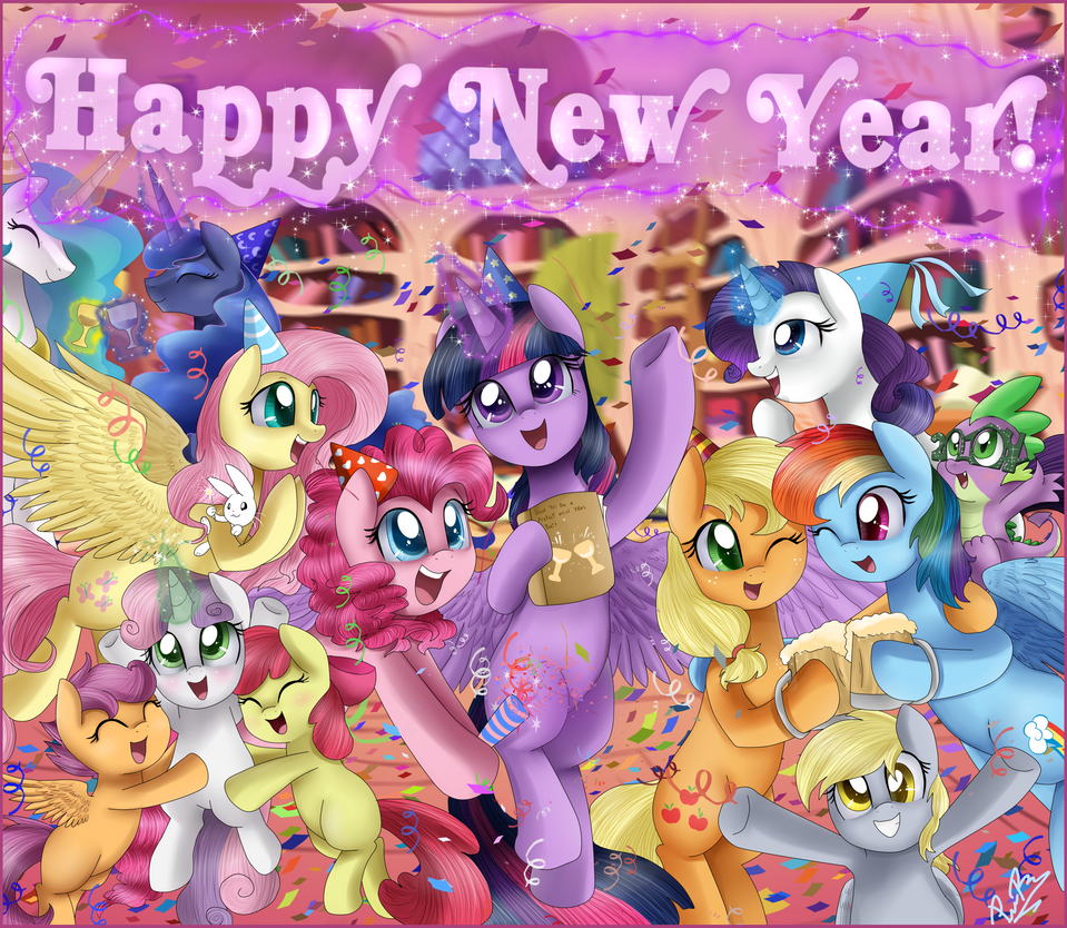 My Little Pony Happy New Year