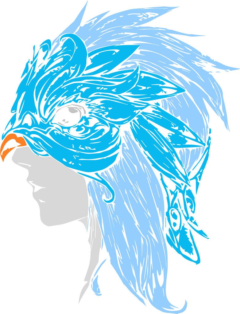 Bird mask by Tryha