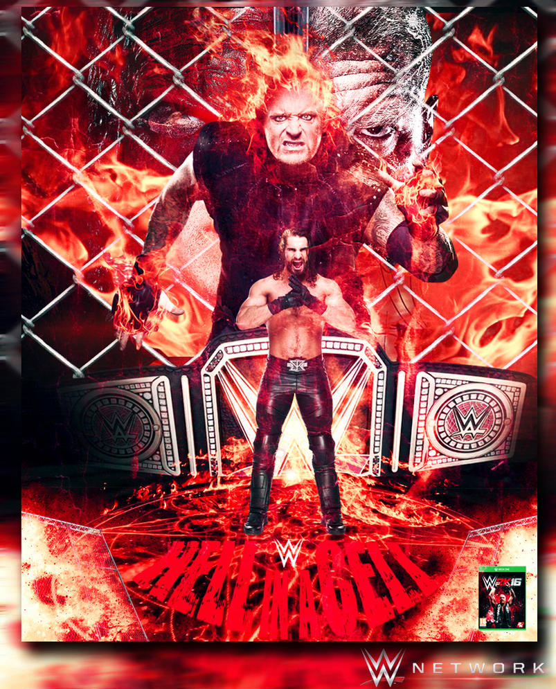 Hell In A Cell 2015 Poster by ZyadSkylar