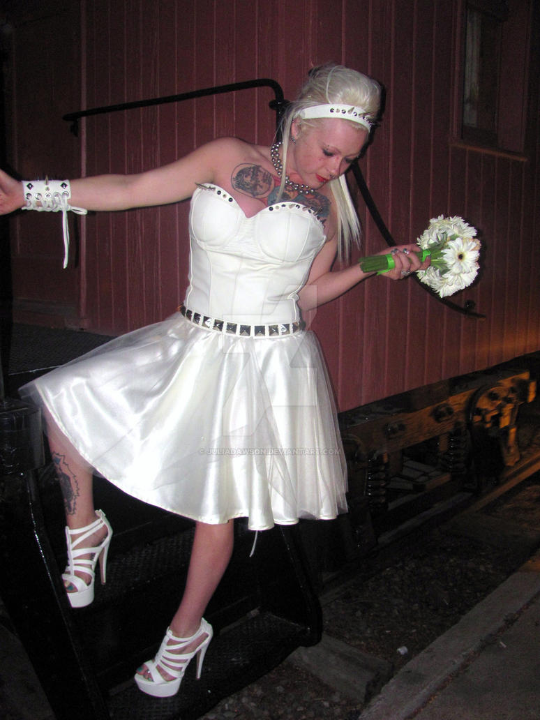 Leather Wedding Dress 106