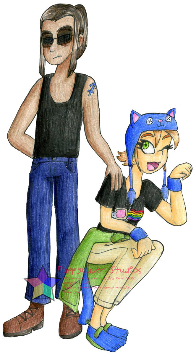 HS: Human Nepeta and Equius by PuppyLuver on DeviantArt
