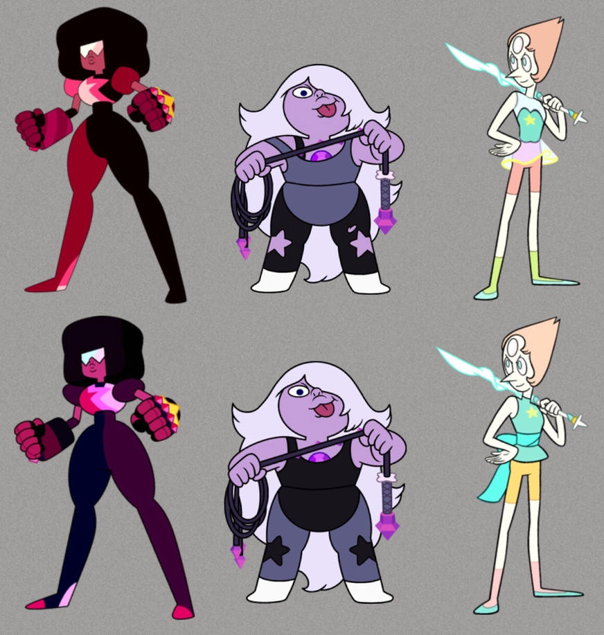 Before and After Transformation: Crystal Gems by Nicknackataliack on ...