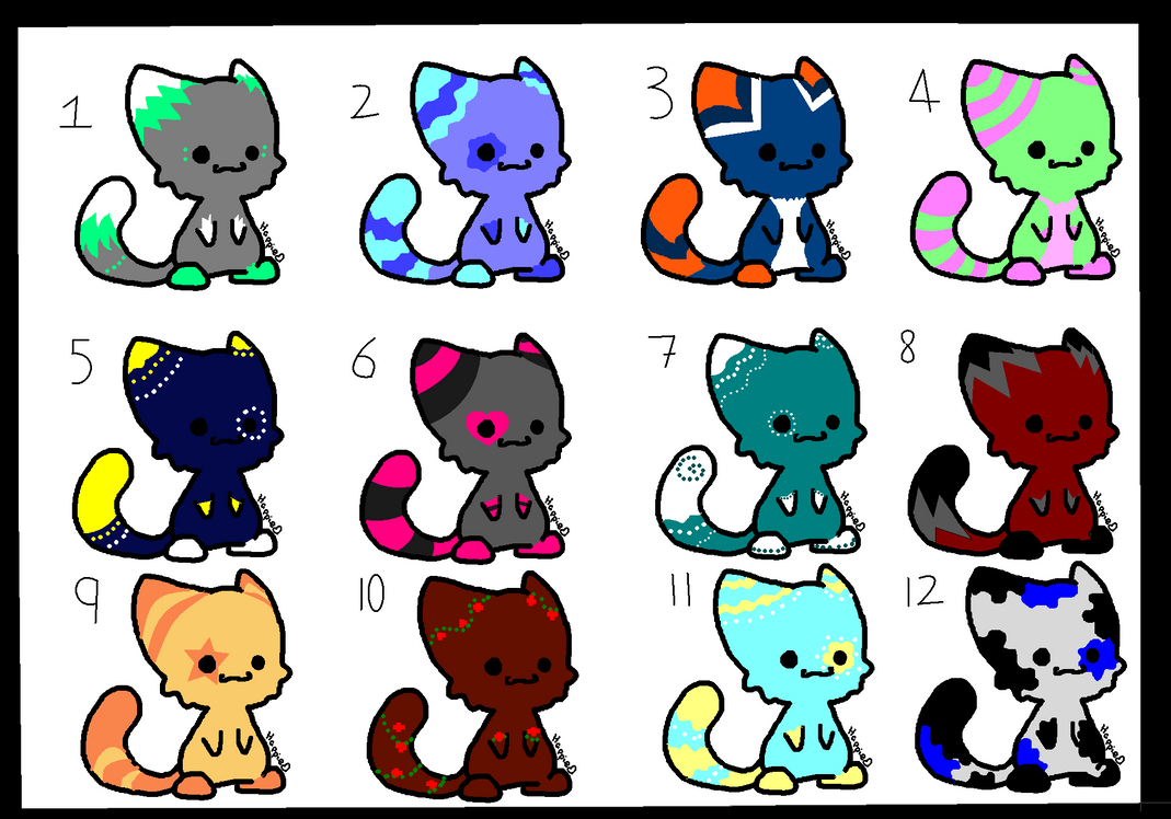 Chibi Cat Adoptables! 4pts or draw to adopt! by ...
 Warrior Cat Chibi