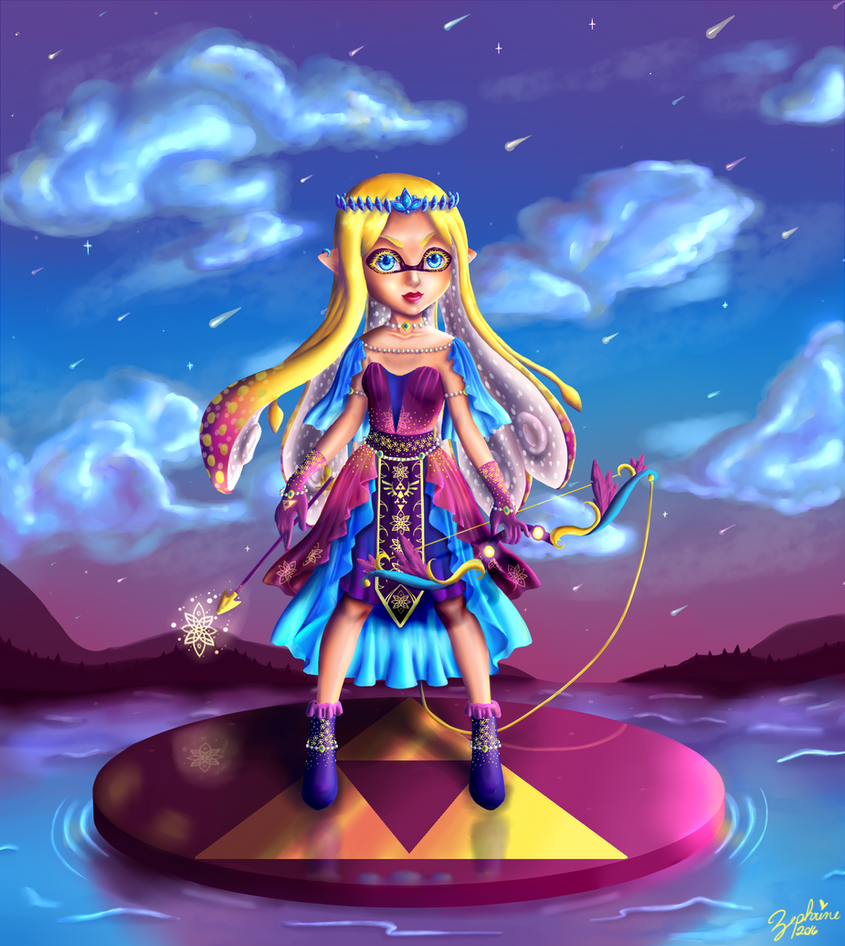 Princess Zelda Inkling by Zephrine