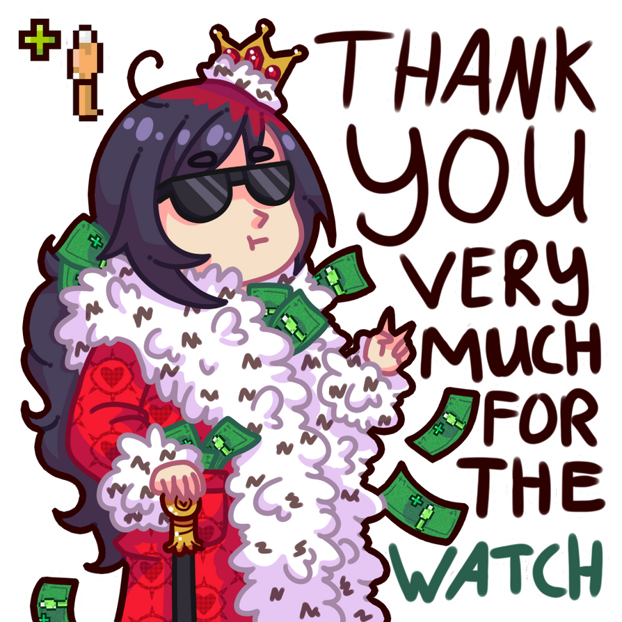 Thank you very much for the watch by MutatedEye